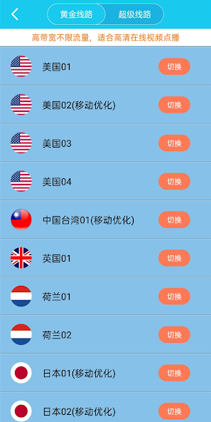 旋风永久免费加速器旧版android下载效果预览图
